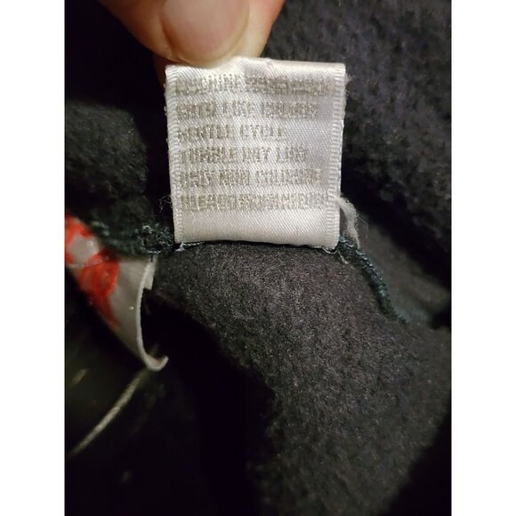 Vintage BI Gear Pullover Fleece Sweater Colorful Geometric Shoulder  Medium - Picture 7 of 8